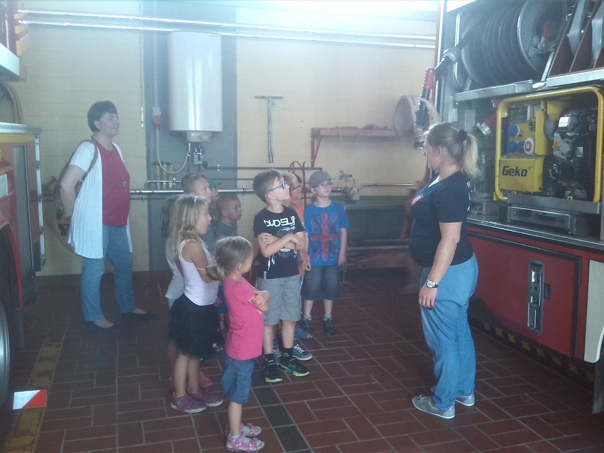 Zu Besuch bei der Feuerwehr