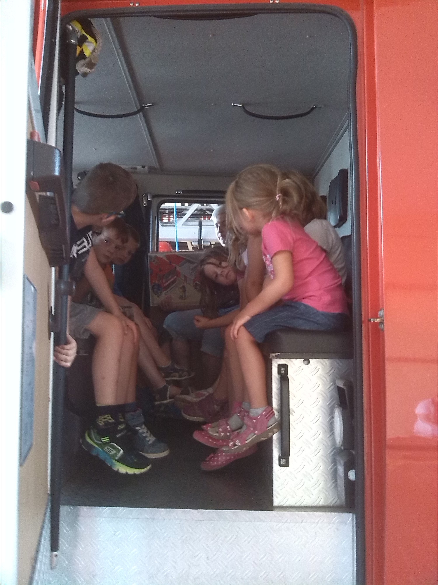 Zu Besuch bei der Feuerwehr