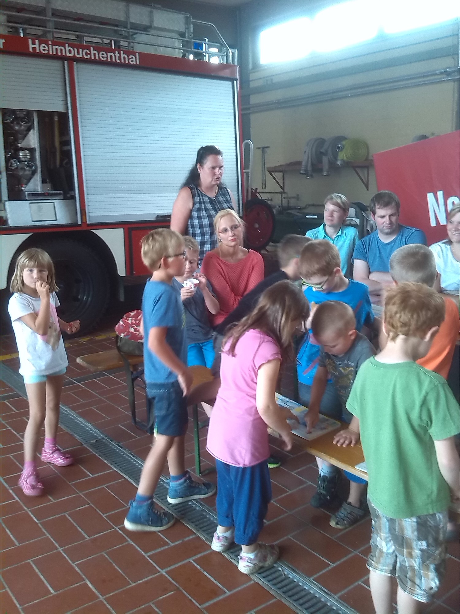 Zu Besuch bei der Feuerwehr