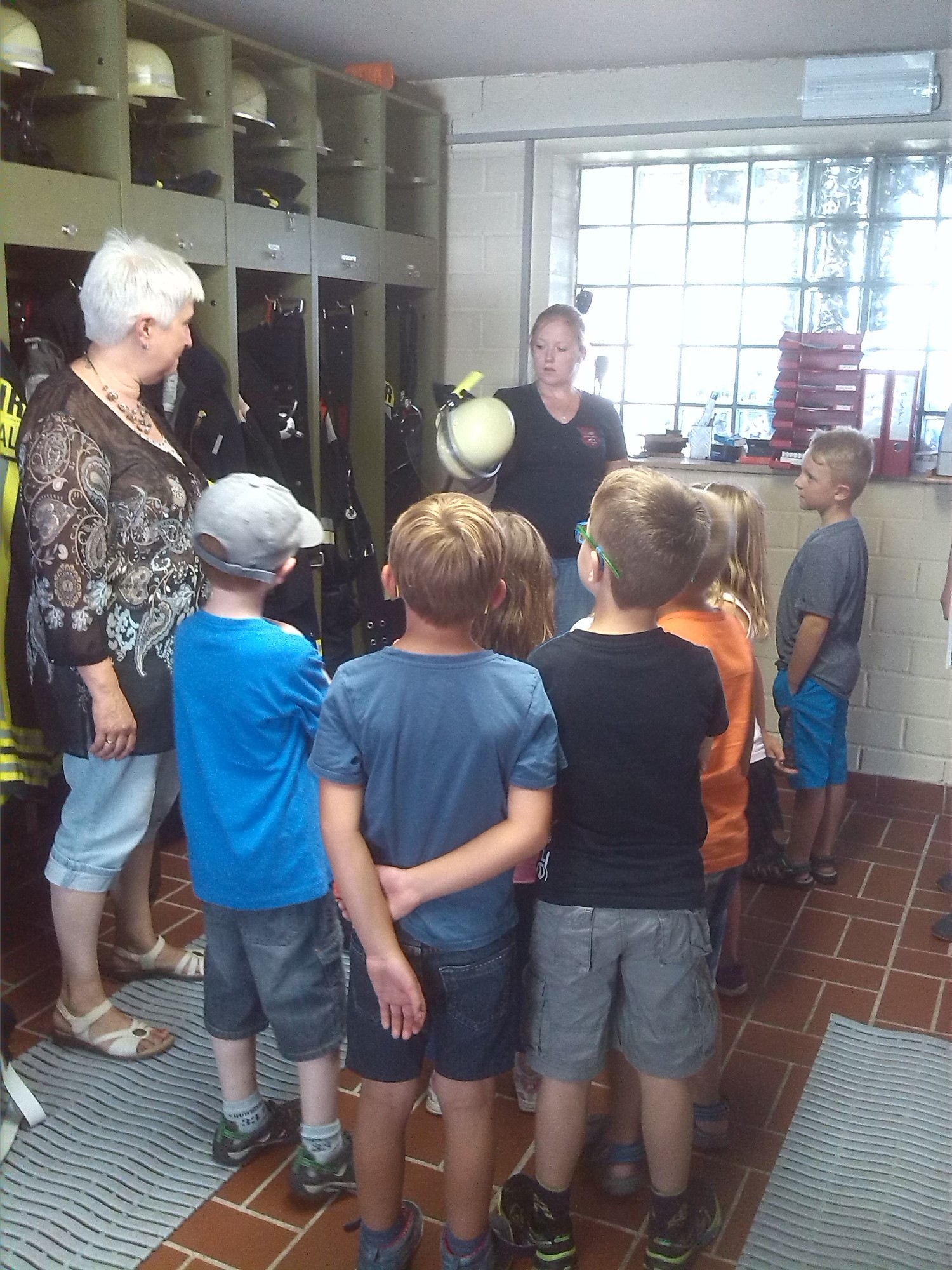 Zu Besuch bei der Feuerwehr