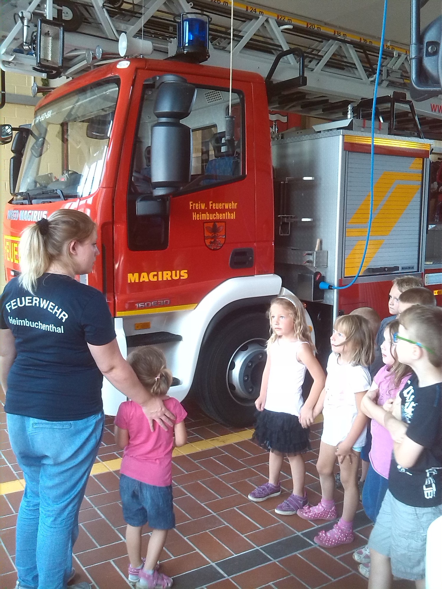 Zu Besuch bei der Feuerwehr