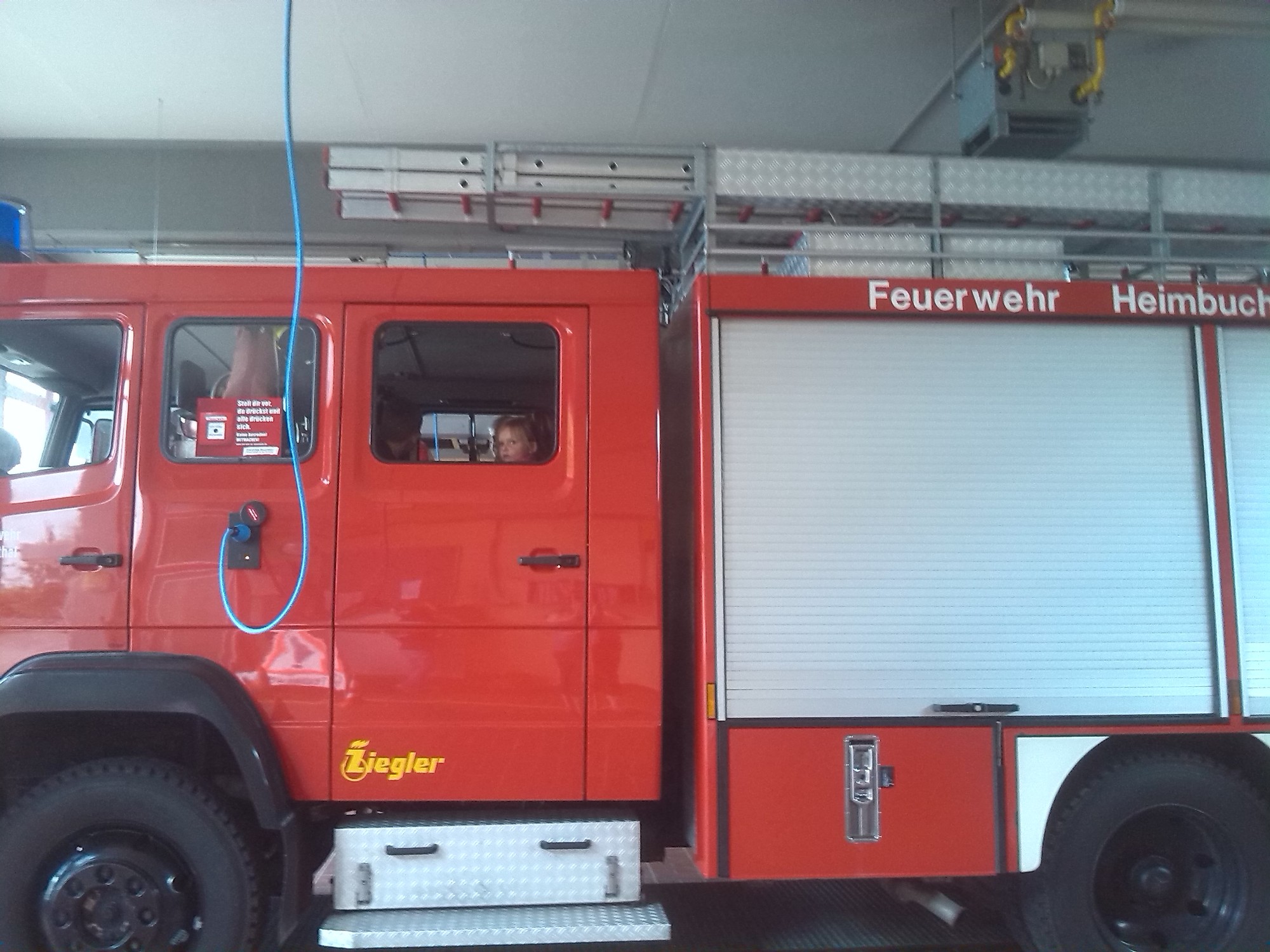 Zu Besuch bei der Feuerwehr