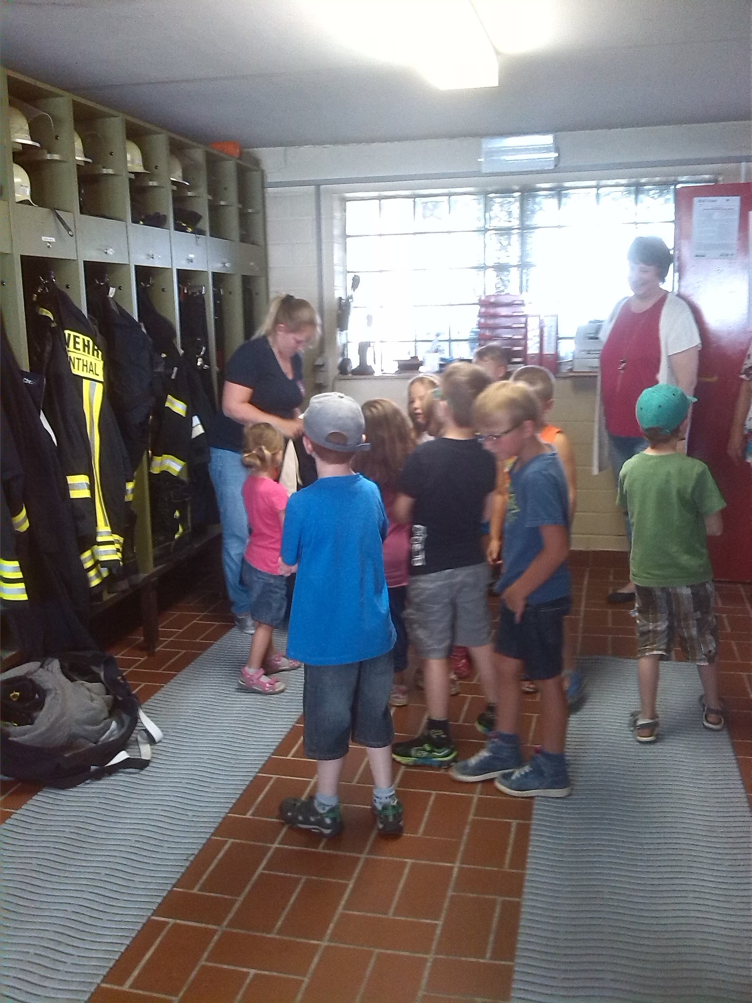 Zu Besuch bei der Feuerwehr