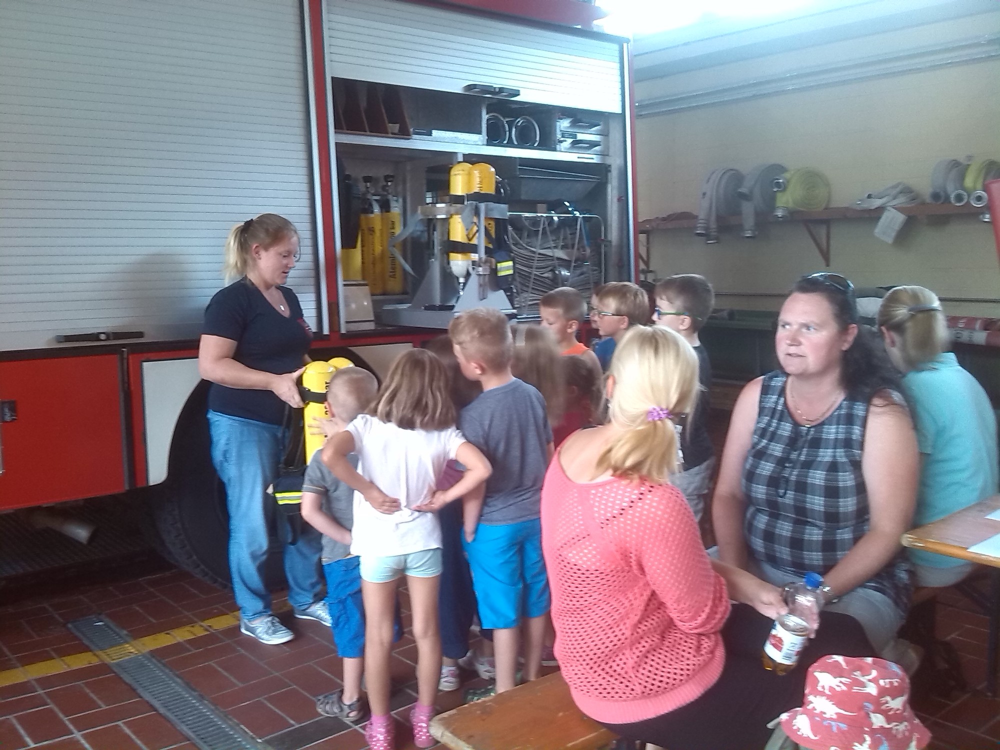 Zu Besuch bei der Feuerwehr